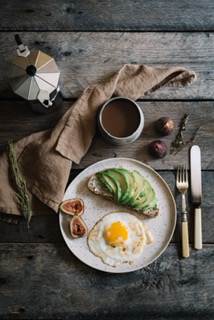 a breakfast plate