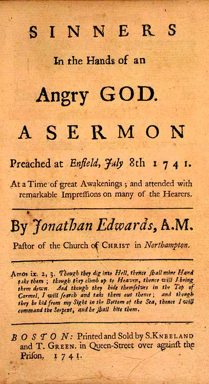 Sinners in the Hands of an Angry God