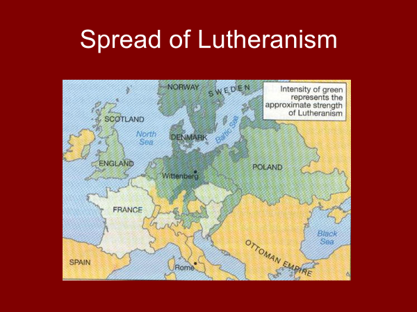 Spread of Lutheranism