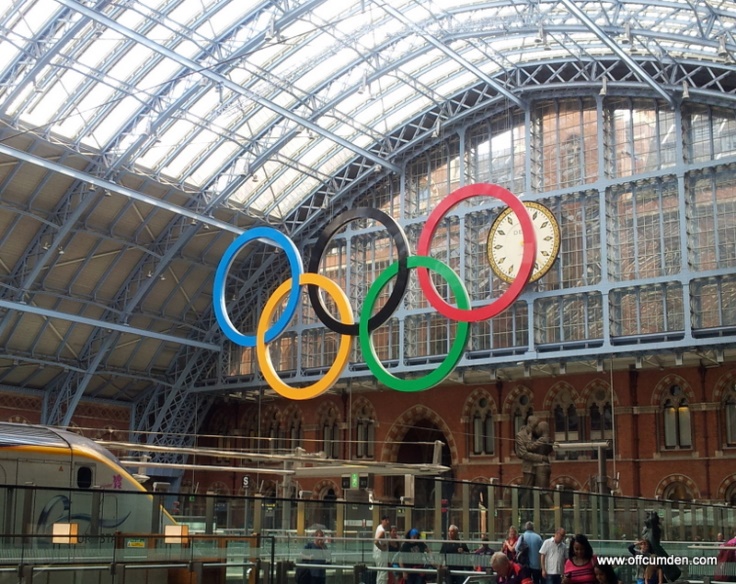 Picture of olympic rings.