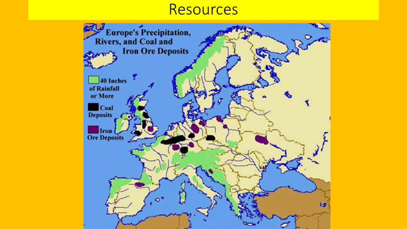 industrial revolution map europe