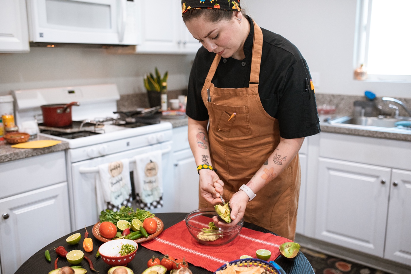 En la cocina