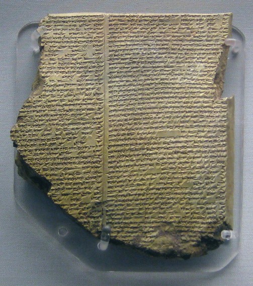 The Flood Tablet | An original stone tablet, Tablet 11, from the Epic of Gilgamesh.