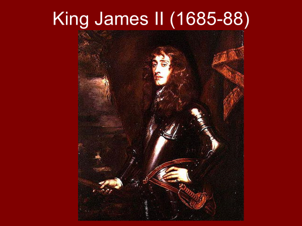 king james the second
