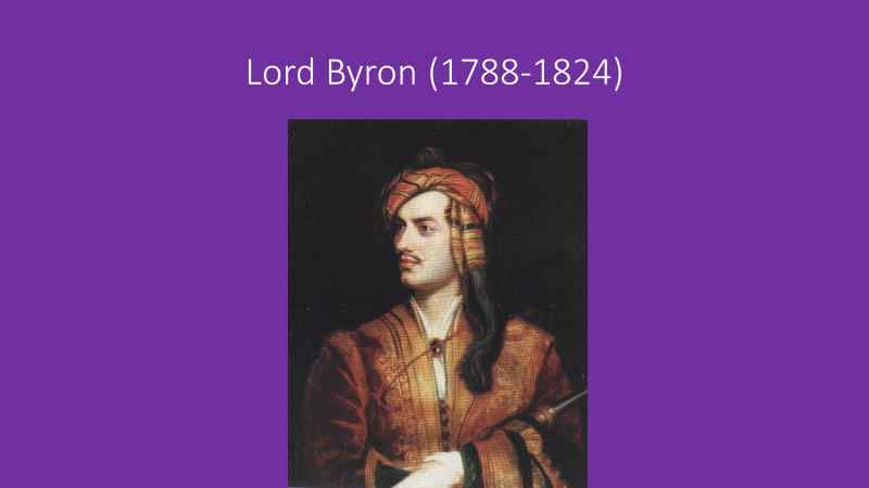 lord byron 1788-1824