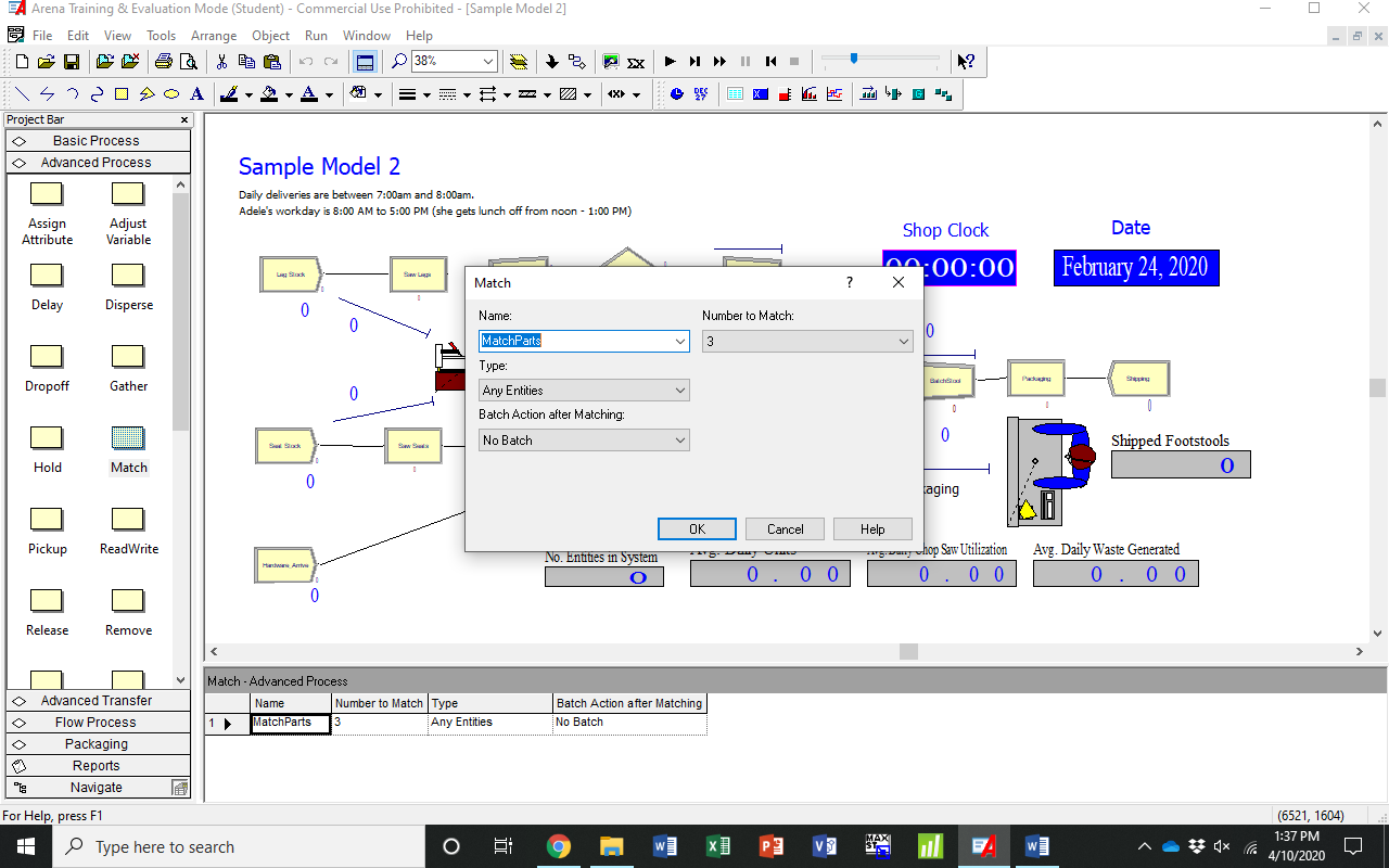 make perfect and professional arena simulation models