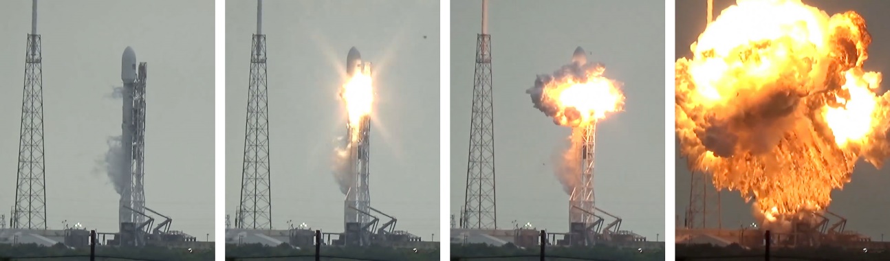 A rocket launching from a launch pad

Description automatically generated