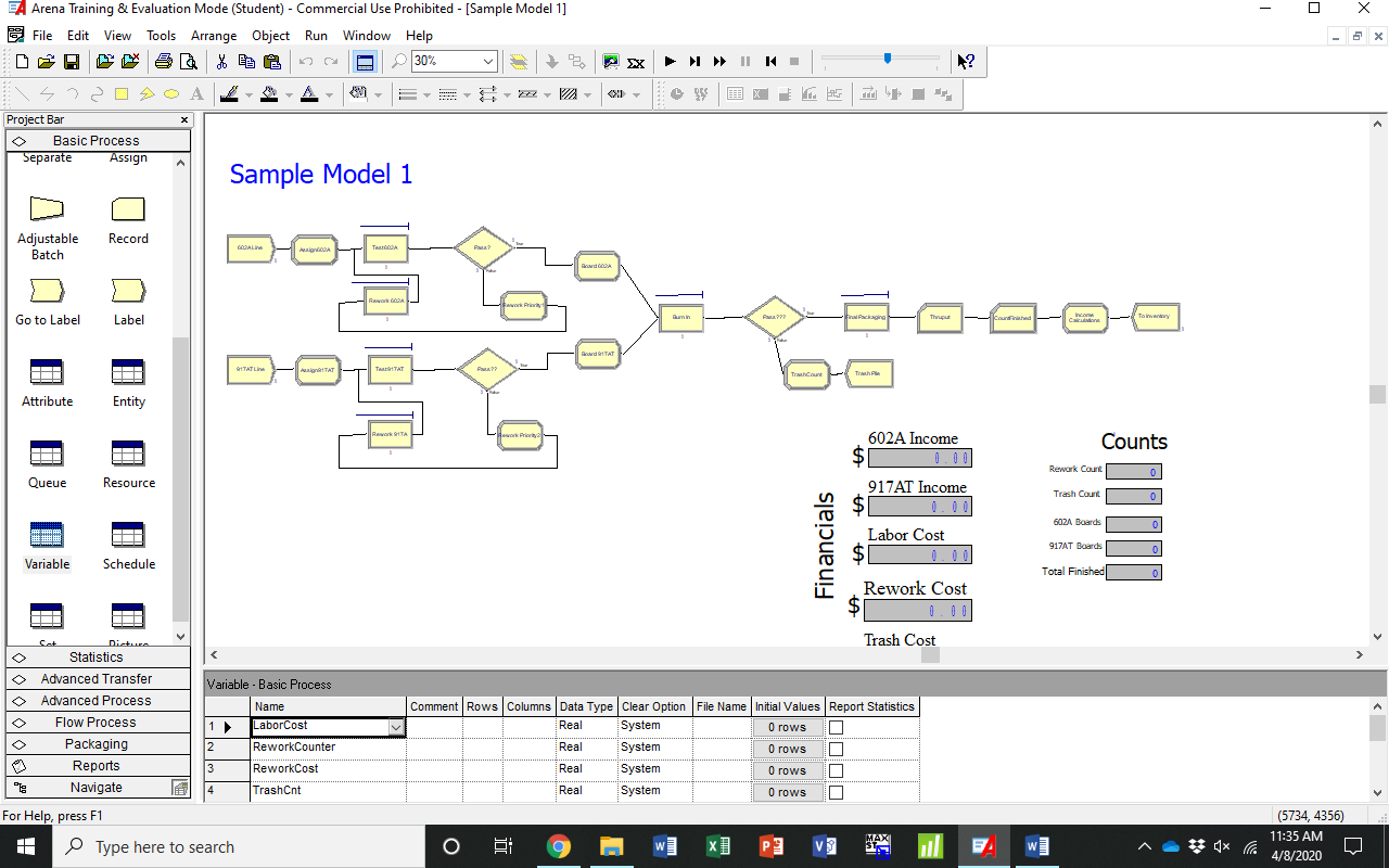 make perfect and professional arena simulation models