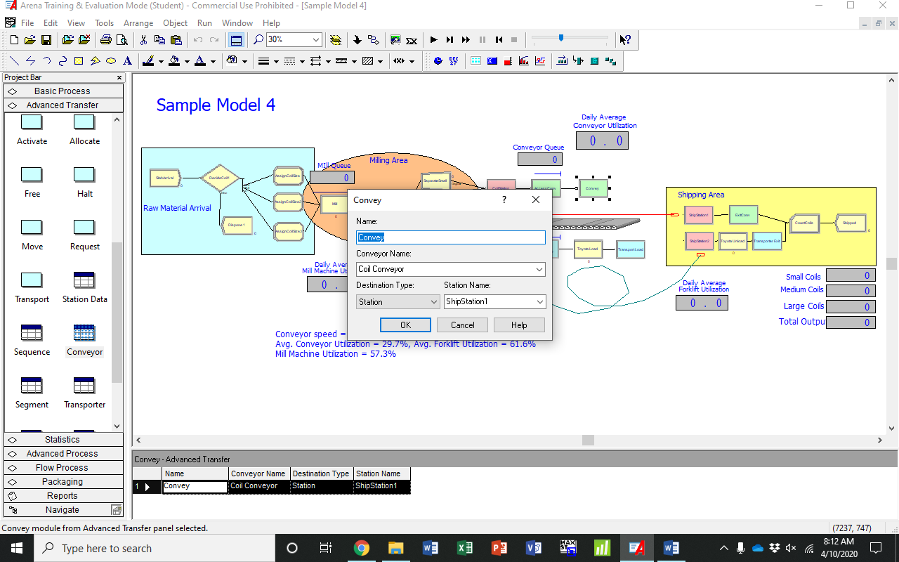 Logistics  Arena Simulation Software