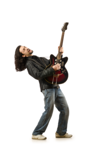 man with a guitar