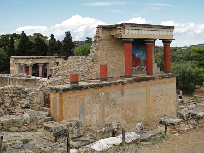 Reconstructed North Portico at Knossos