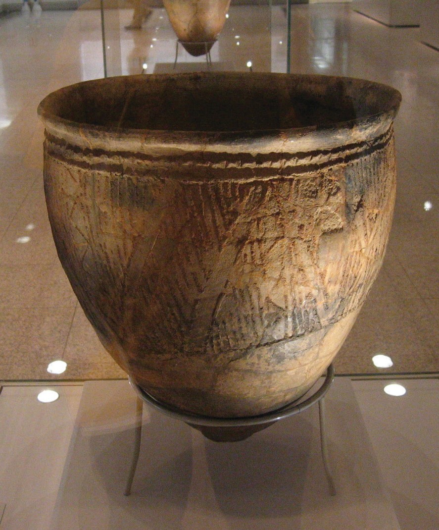 Korean neolithic pot, found in Busan 