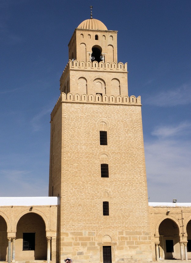 Minaret of the Great Mosque of Kairouan, Tunisia 