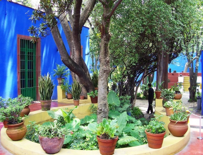 a decorative garden