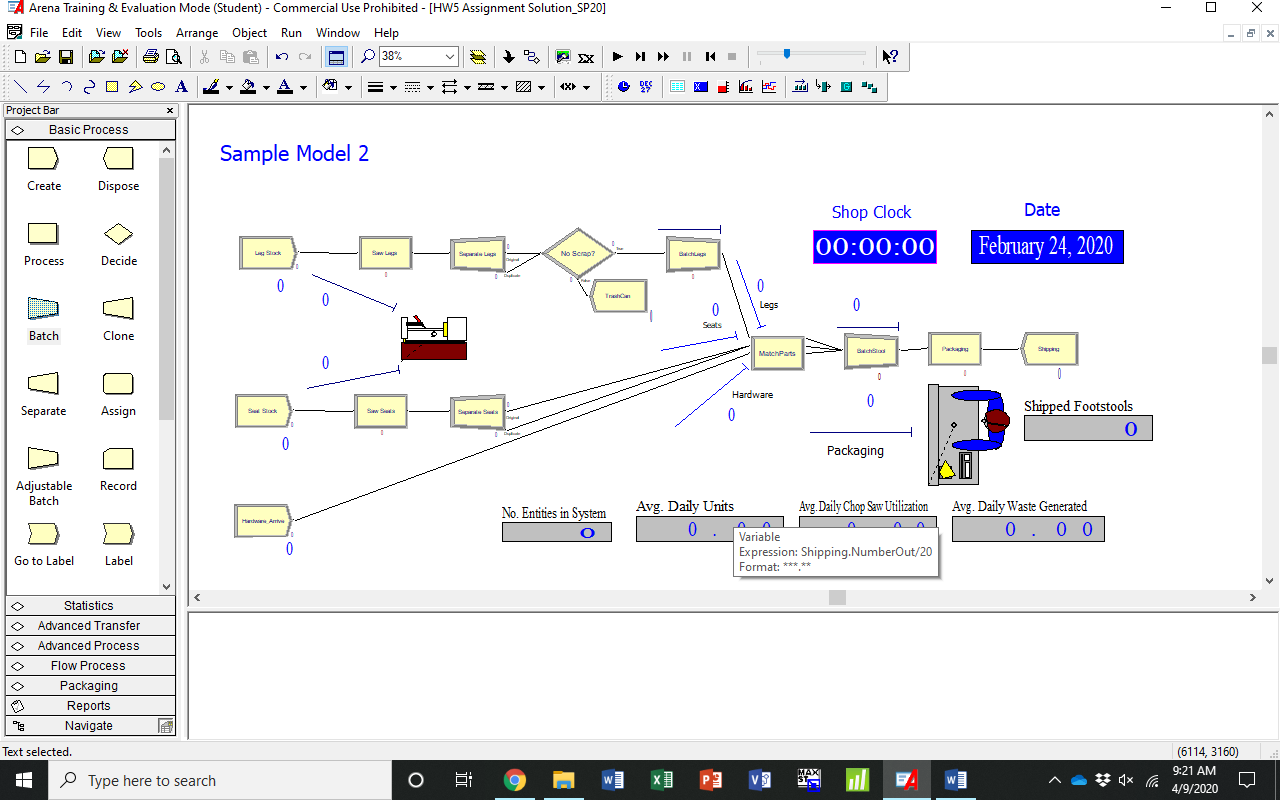 D.1 Getting Help in Arena  Simulation Modeling and Arena