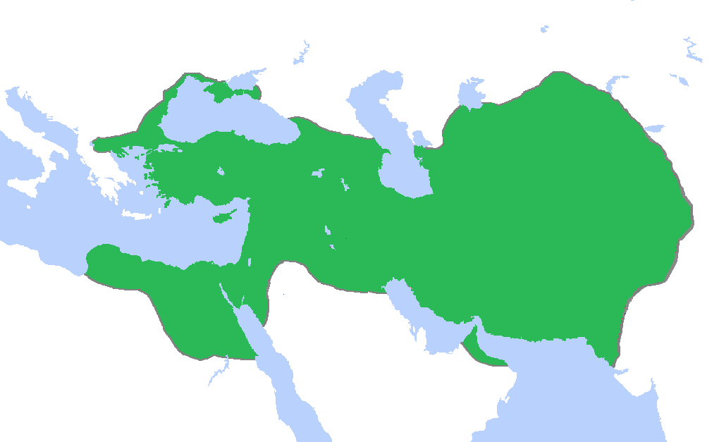 MAp of The Achaemenid Empire under the rule of Cyrus