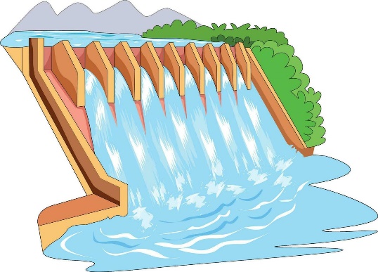 Dam vector illustration in an isolate background 35789978 Vector Art at  Vecteezy