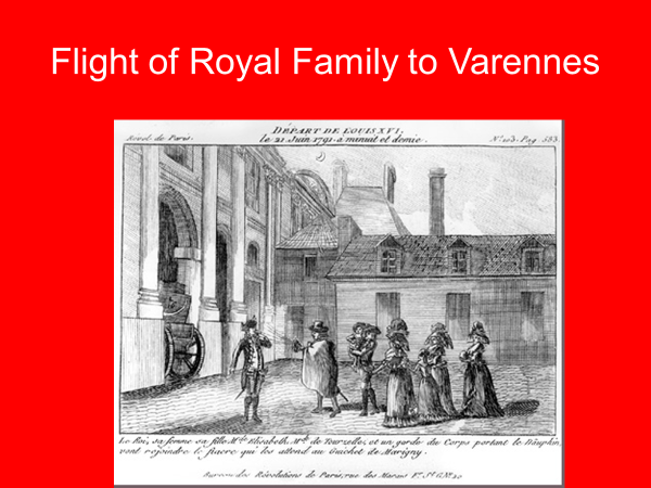 flight of royal family to varennes