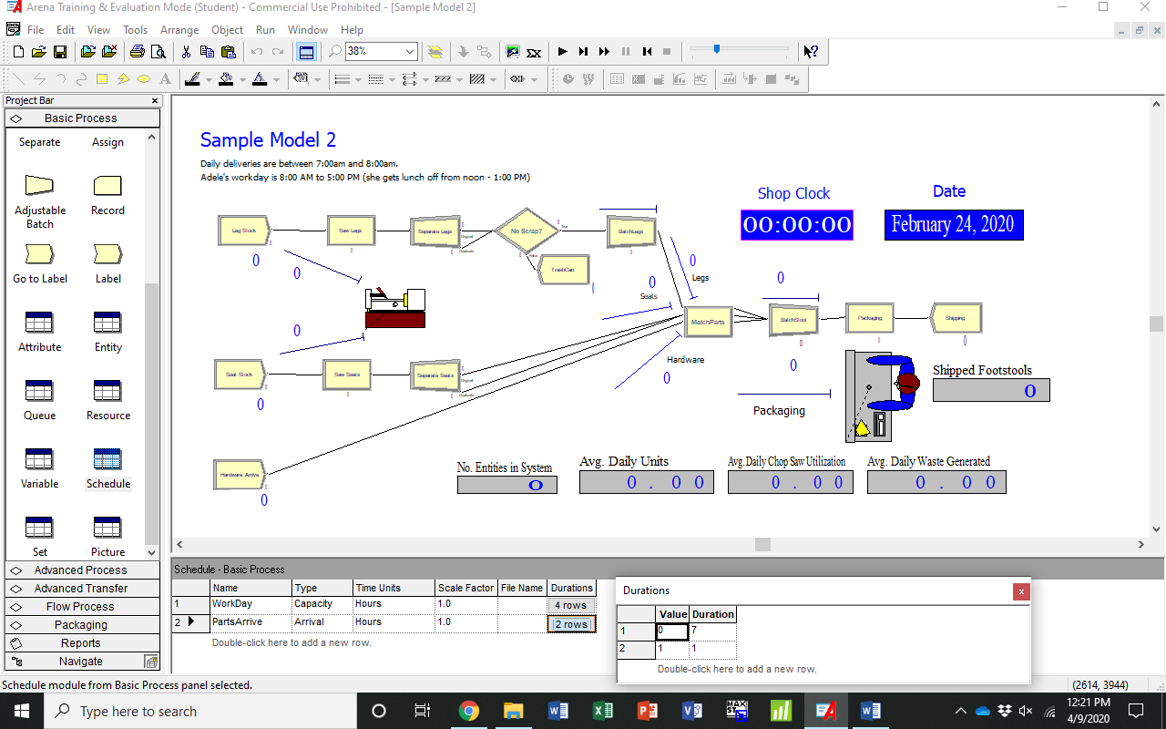 “Chapter 4 - Basic Process Panel” in “Systems Simulation” on OpenALG