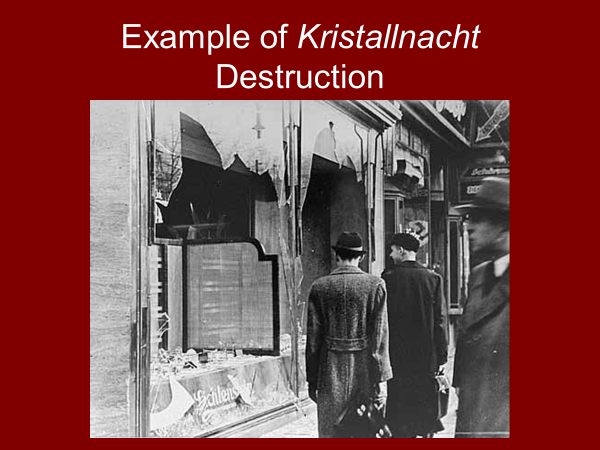 example of kristallnacht destruction
