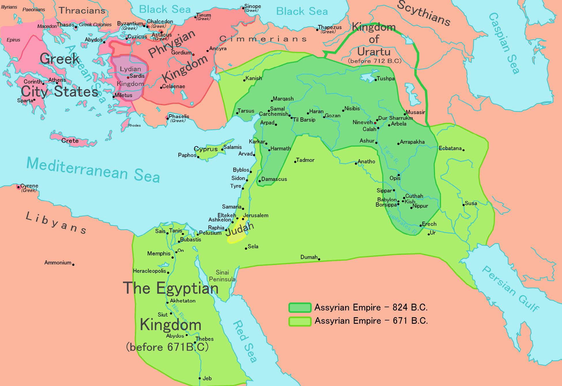 Map of Nubia, 500 BCE: An Independent Civilization