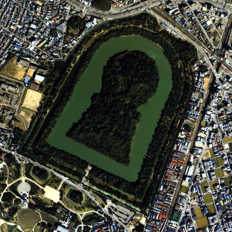 The Daisen Tomb in Osaka, Japan, c. fifth century