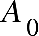 A subscript 0