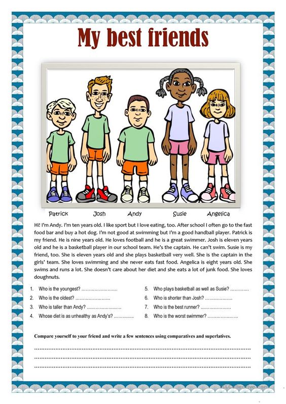 A group of children in gym clothes.