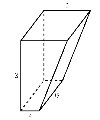 A three dimensional shape. 