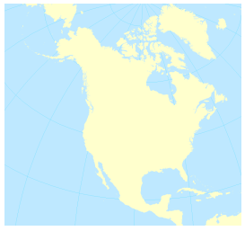 lambert azimuthal equal area map projection