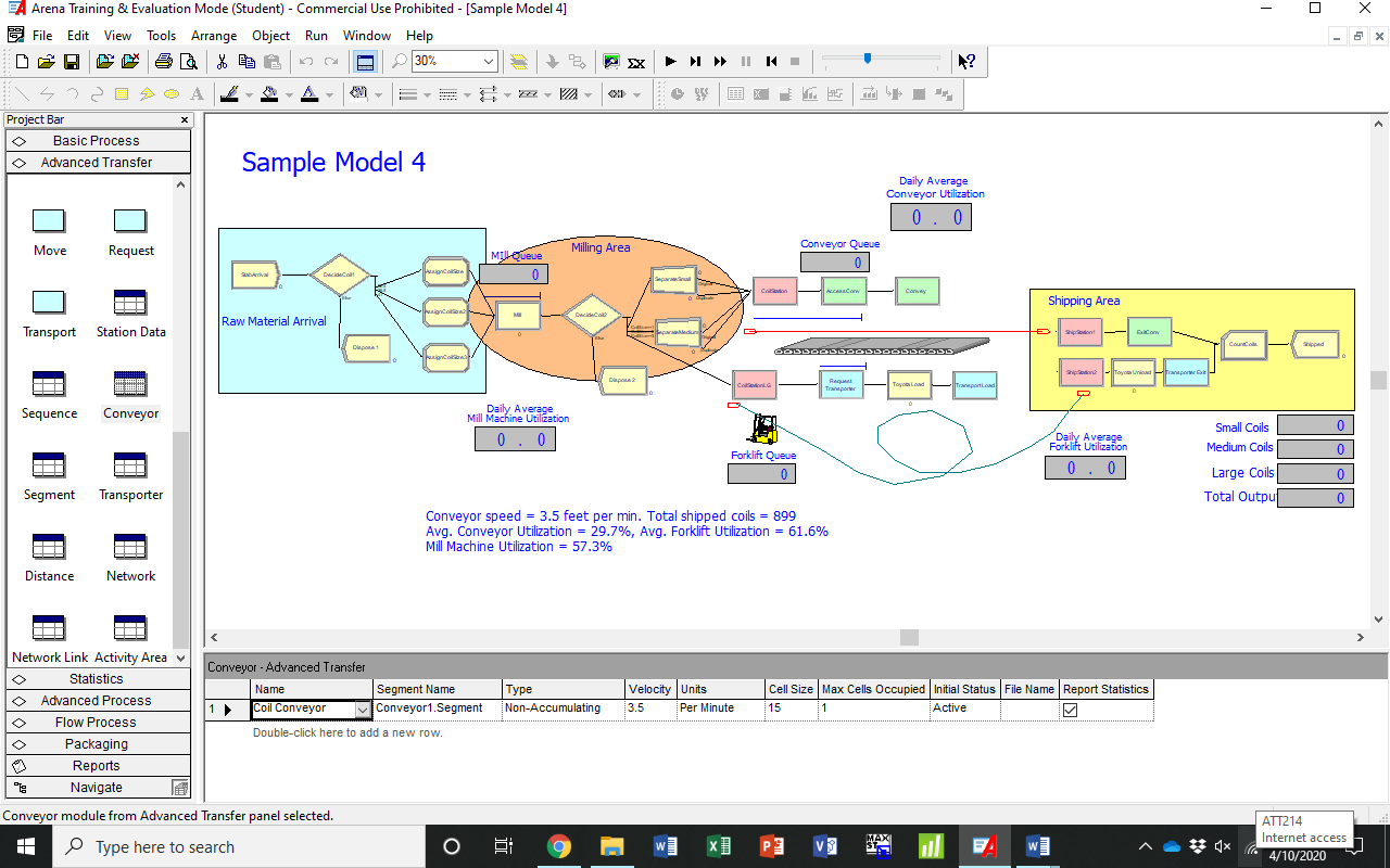 Logistics  Arena Simulation Software