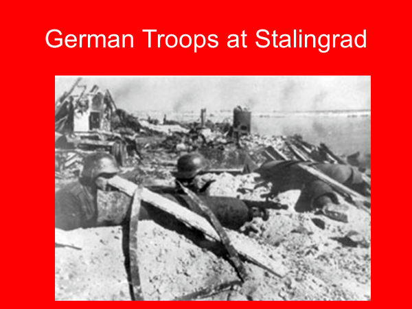 german troops at stalingrad