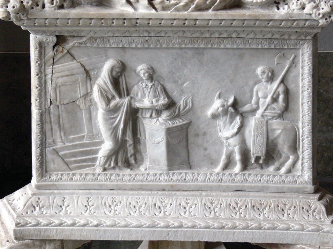 Relief of a sacrificial alter 