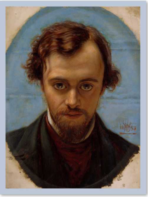 Portrait of Dante Gabriel Rossetti