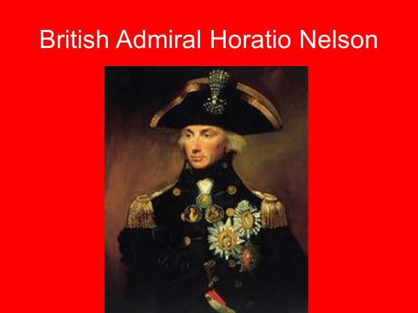 british admiral horatio nelson