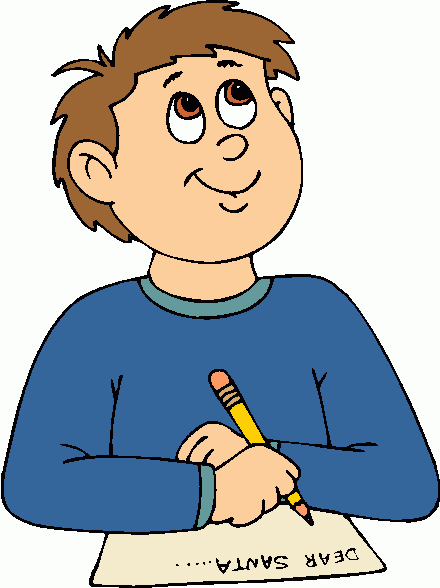 a man writing 