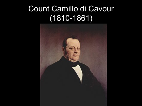 camillo di cavour northern italy