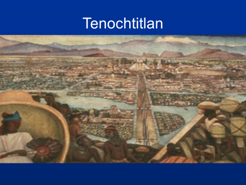A painting of tenochtitlan