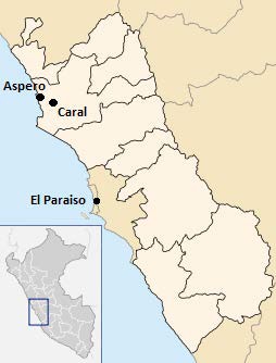 Map of Peru Site Locations