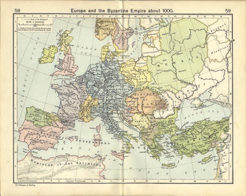 Map of Western Europe
