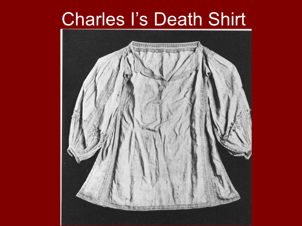charles the first's death shirt