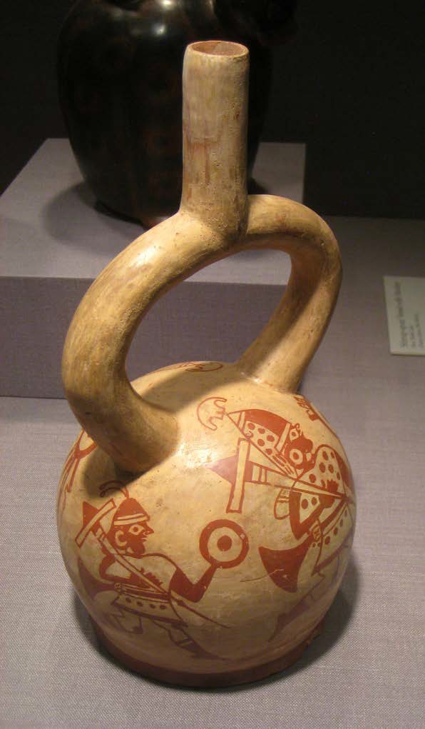 Stirrup-spout Vessel, Peru North Coast, Moche Culture, 100-500 CE