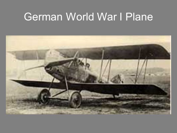 german world war one plane