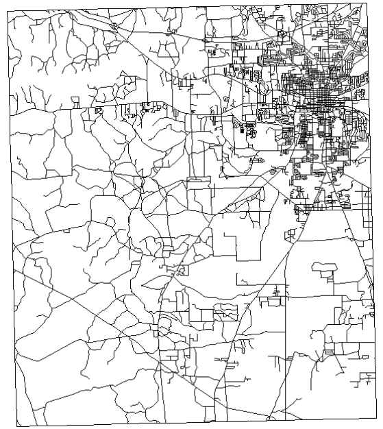 map of roads