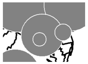 shapes overlapping