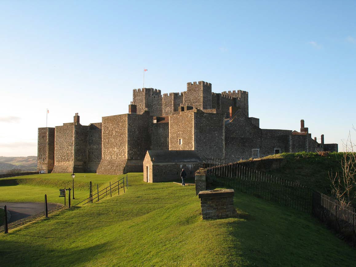 Dover castle, built by King Henry II