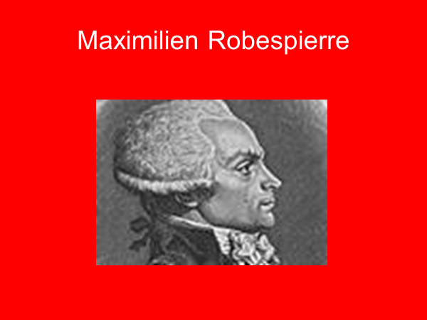 maximilien robespierre sins