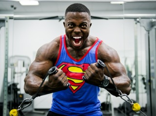 a man working out