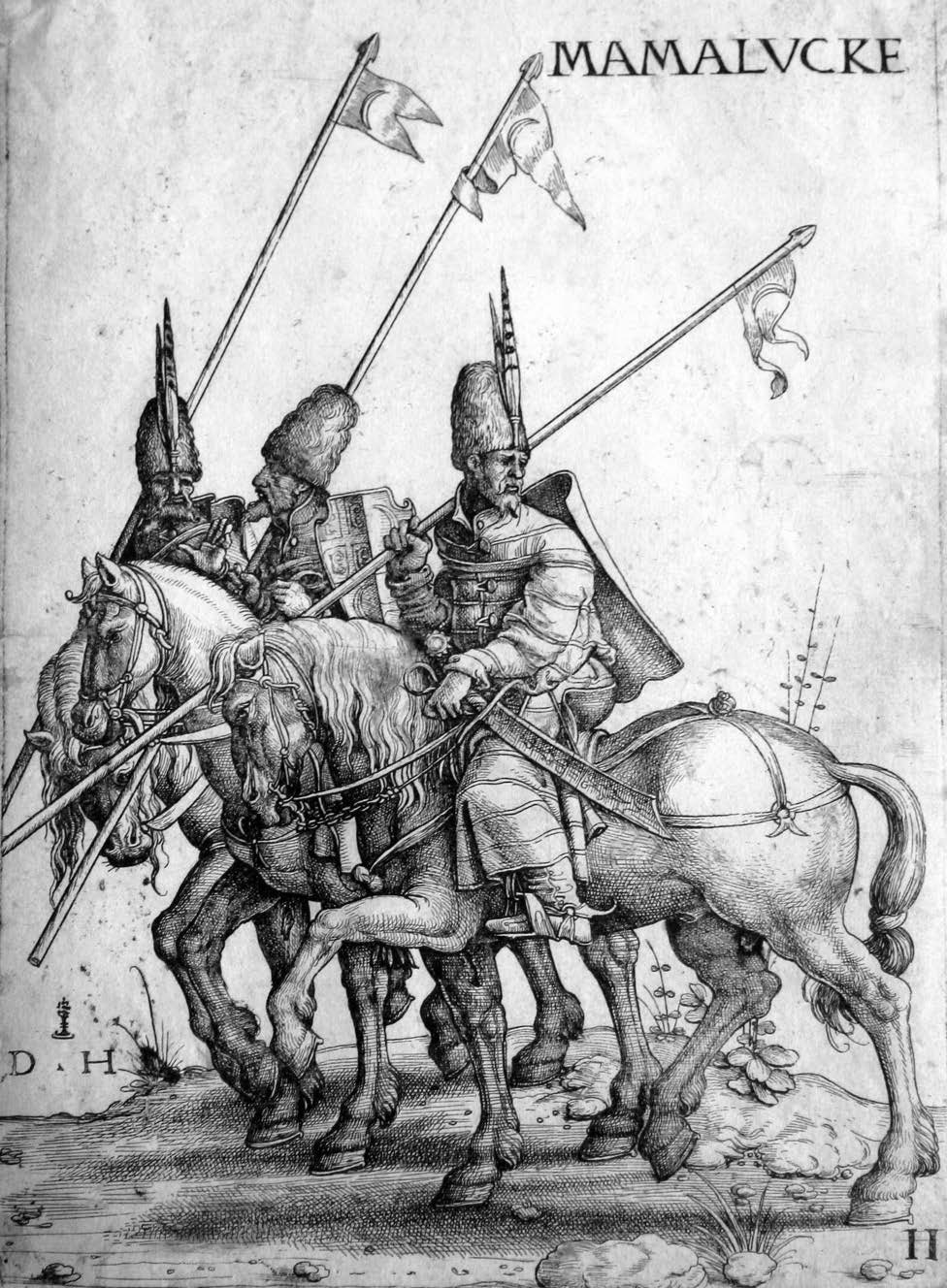 Mamluk Lancers on Horseback