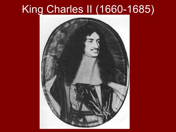king charles the second